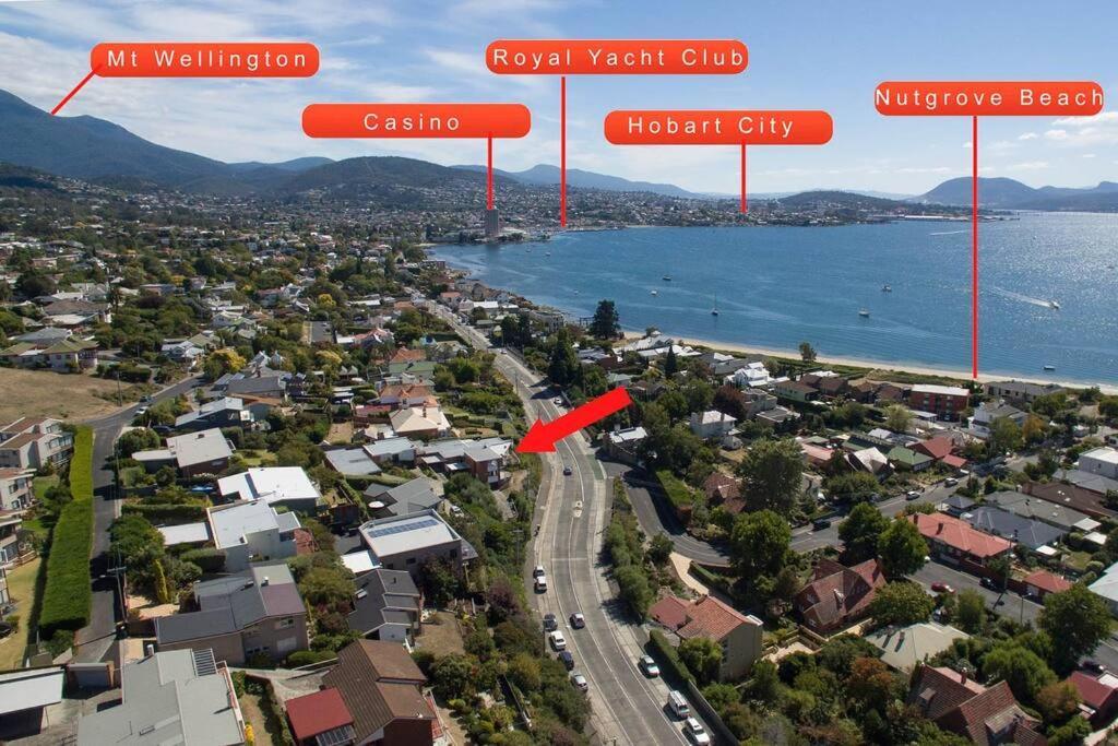 The Tassie - Luxury With Panoramic Water Views Vila Hobart Exterior foto